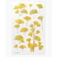 Dekorative Pflanzenaufkleber Ginkgo-Baum