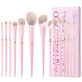 Jessup Crystal Pink Set de brochas de maquillaje T495, 14 piezas