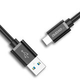 Dudao câble USB - USB Type C Super Fast Charge 1 m noir (L5G-Noir)