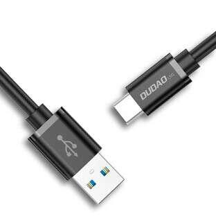 Dudao USB-kabel - USB Type C Super Fast Charge 1 m zwart (L5G-zwart)