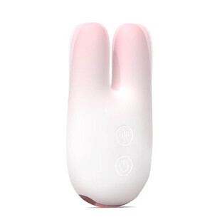 S-Hande Baby Rabbit Vibratore stimolante Bianco Rosa