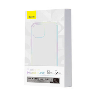 Baseus Crystal Case für iPhone 14 Pro Max dünne Hülle + klares Glas