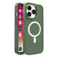 Magnetische hoes met MagSafe Color Matte Case voor iPhone 15 Plus - groen