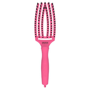 Olivia Garden FingerBrush Combo Perie de păr medie Roz aprins