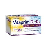 Vitaprim D3 Forte 4000 + K2, 60 capsules