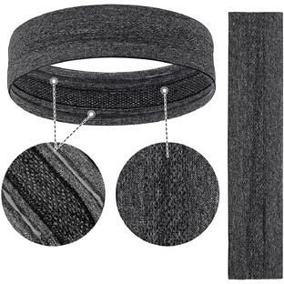 Flexible fabric headband for running fitness orange