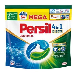 Persil Discs Regular All-Purpose 4-in-1 Washing Capsules, 54 pieces
