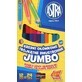 Jumbo triangular double-stroke pencils 12 pieces 24 colors