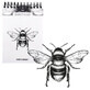 Sketchbook A6 verticale su spirale Bzyk 60K 120 gsm
