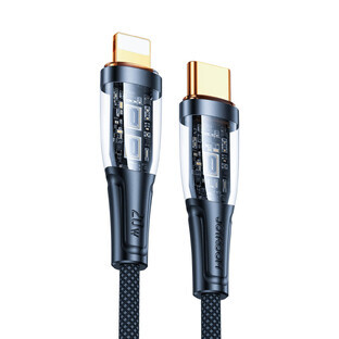 Joyroom Star-Cloud Series A3 USB-C / Lightning 20W cable 1.2m con interruptor inteligente - negro Joyroom Star-Cloud Series A3 USB-C / Lightning 20W cable 1.2m con interruptor inteligente - negro
