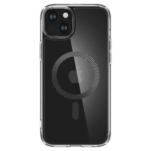 Custodia Spigen Ultra Hybrid Mag con MagSafe per iPhone 15 - grigio