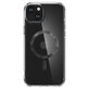 Custodia Spigen Ultra Hybrid Mag con MagSafe per iPhone 15 - grigio
