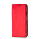 Magnet Card Case Custodia iPhone 14 Pro con flip cover portafoglio stand rosso