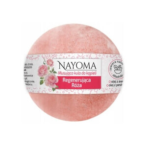 Palla da bagno effervescente rigenerante Nayoma Rose, 130 g