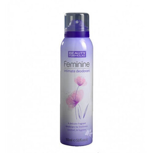 Beauty Formulas Feminine Intimate Deodorant voor intieme hygiëne, 150 ml