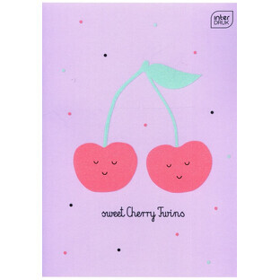 Cuaderno A5 triple línea 16 hojas Purpurina 20 unid. mezcla