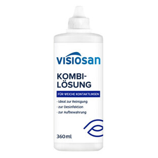 Visiosan, fysiologische zoutoplossing voor zachte lenzen, 360 ml