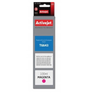 ActiveJet, Tinta para Epson AE-664M (reemplazo T6643) magenta (púrpura)