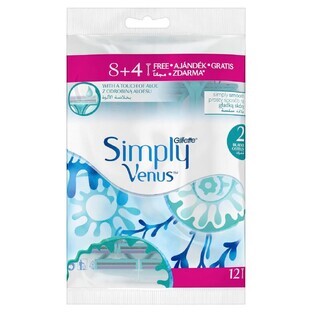 Gillette Simply Venus Aparate de ras de unică folosință pentru femei, 12 bucăți