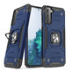 Wozinsky Ring Armor gepantserde hybride hoes + magnetische houder Samsung Galaxy S22 blauw