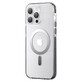 Kingxbar PQY Ice Crystal Series magnetisch hoesje iPhone 14 Plus MagSafe grijs