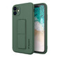 Wozinsky Kickstand Case Silikonhülle mit Ständer iPhone 12 Pro Max dunkelgrün