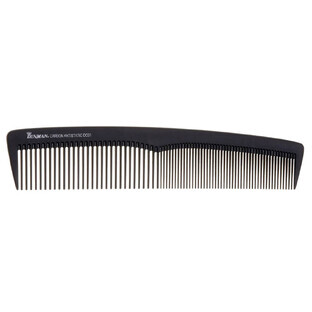 Denman DC01 Carbon Comb Large Dressing Comb Black.