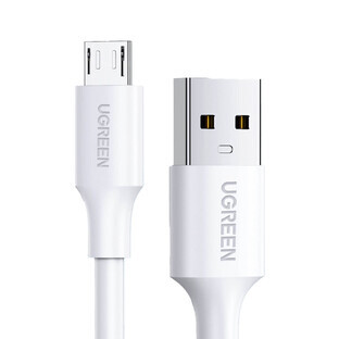 Cavo Ugreen US289 60140 micro USB / USB-A 0,5m - bianco