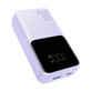Joyroom JR-PBC06 mini powerbank with built-in USB-C / Lightning 30W 10000mAh cables - purple