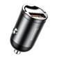 Baseus Tiny Star mini smart car charger USB 30W Quick Charge 3.0 grey (VCHX-A0G)