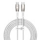 Baseus kabel CADH000802 USB-C - USB-C PD 100W 5A 480Mbps 2m - wit