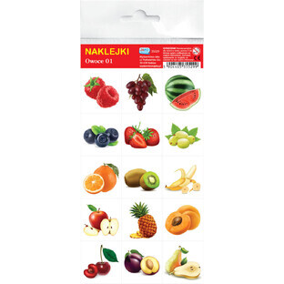 Adesivi 01 frutta 4pc/gr