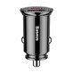 Baseus Circular PPS smart car charger with USB Quick Charge 4.0 QC 4.0 and USB-C PD 3.0 SCP ports black (CCALL-YS01)