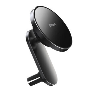 Baseus magnetic car holder Qi wireless inductive charger 15 W (compatible avec MagSafe pour iPhone) black (WXJN-01) Baseus magnetic car holder Qi wireless inductive charger 15 W (compatible avec MagSafe pour iPhone) black (WXJN-01)