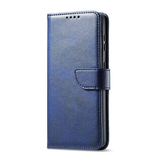 Funda magnética elegante con tapa abatible y función de soporte Samsung Galaxy S22+ (S22 Plus) azul