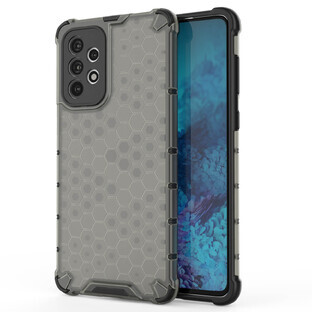 Husă blindată Honeycomb cu ramă din gel Samsung Galaxy A73 negru
