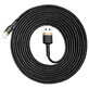 Baseus Cafule USB-A / Lightning 2A QC 3.0 3 m kabel - zwart en goud