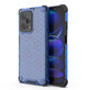 Honeycomb hoesje voor Xiaomi Redmi Note 12 Pro+ gepantserd hybride hoesje blauw