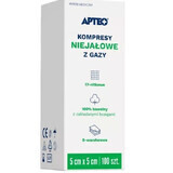 ApteoCare niet-steriele gaasjes 5x5cm 100 stuks