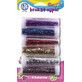 Glitter 7g x 6 colori (viola, blu, rosso, oro, argento, multicolore)