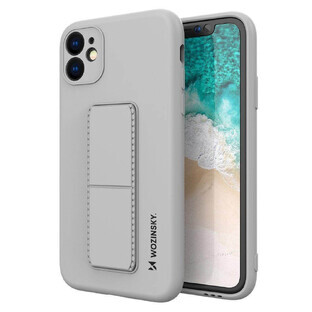 Wozinsky Kickstand Case Silikonhülle mit Ständer Samsung Galaxy A72 4G grau