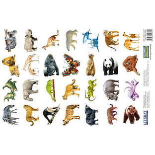 Autocollants Animaux du monde