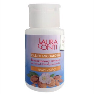 Laura Conti Acetone-free nail polish remover Almond, 150 ml