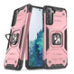 Wozinsky Ring Armor gepantserde hybride hoes + magnetische houder Samsung Galaxy S22 goud