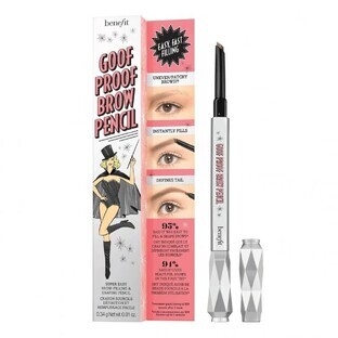 Benefit Lápiz de Cejas Goof Proof 3.75 Marrón Medio Cálido, 0.34 g