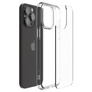 Funda Spigen Ultra Hybrid para iPhone 15 Pro - Transparente
