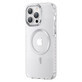 Kingxbar PQY Ice Crystal Series magnetic iPhone 14 MagSafe silver case