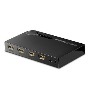 Ugreen HDMI splitter schakelaar - 3x HDMI 3D 4K 7,5 Gbps 36 bit per kanaal zwart (40234) Ugreen HDMI splitter schakelaar - 3x HDMI 3D 4K 7,5 Gbps 36 bit per kanaal zwart (40234)