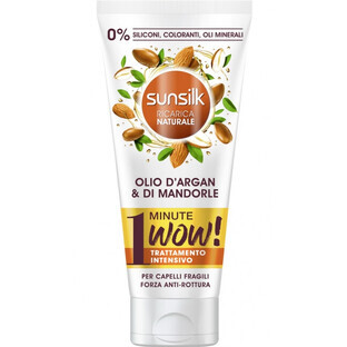 Sunsilk Mascarilla Capilar 1 Minuto Argán y Aceite de Almendras, 180 ml