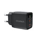 Choetech PD6051 USB-C PD 35W GaN-netlader met display - zwart